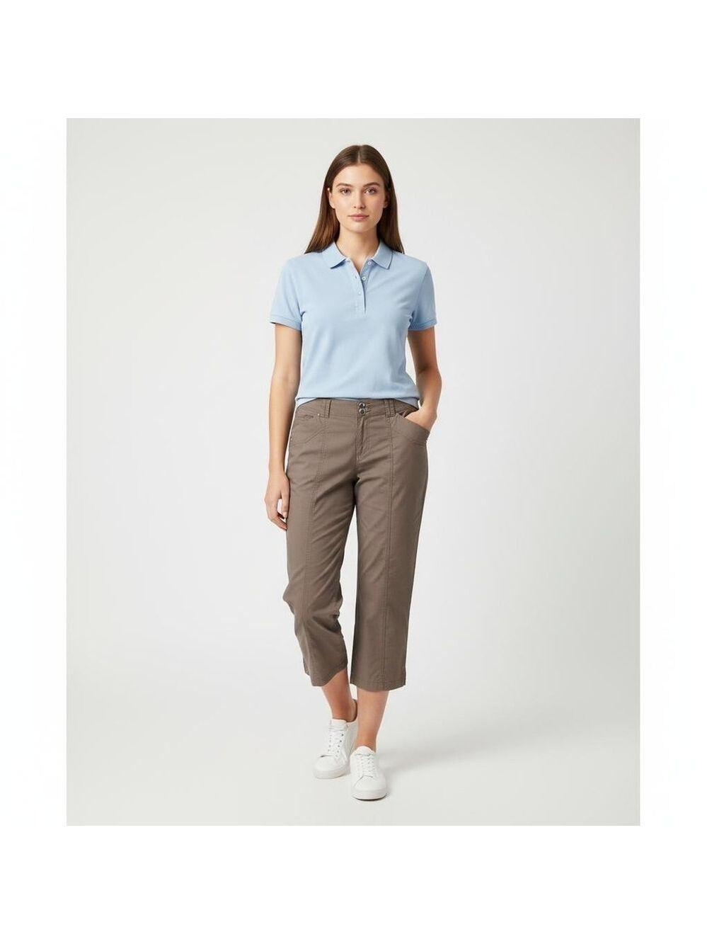 Lulu-B Brown Cropped Golf Pants Size 12